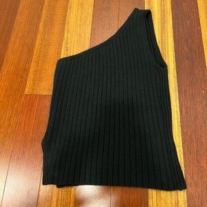 Wilfred One Shoulder Knit Top